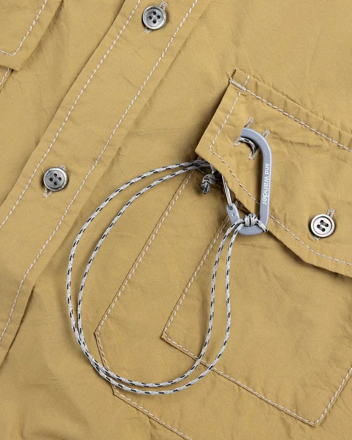 Cordura Skrivemaskine Ls Skjorte Beige