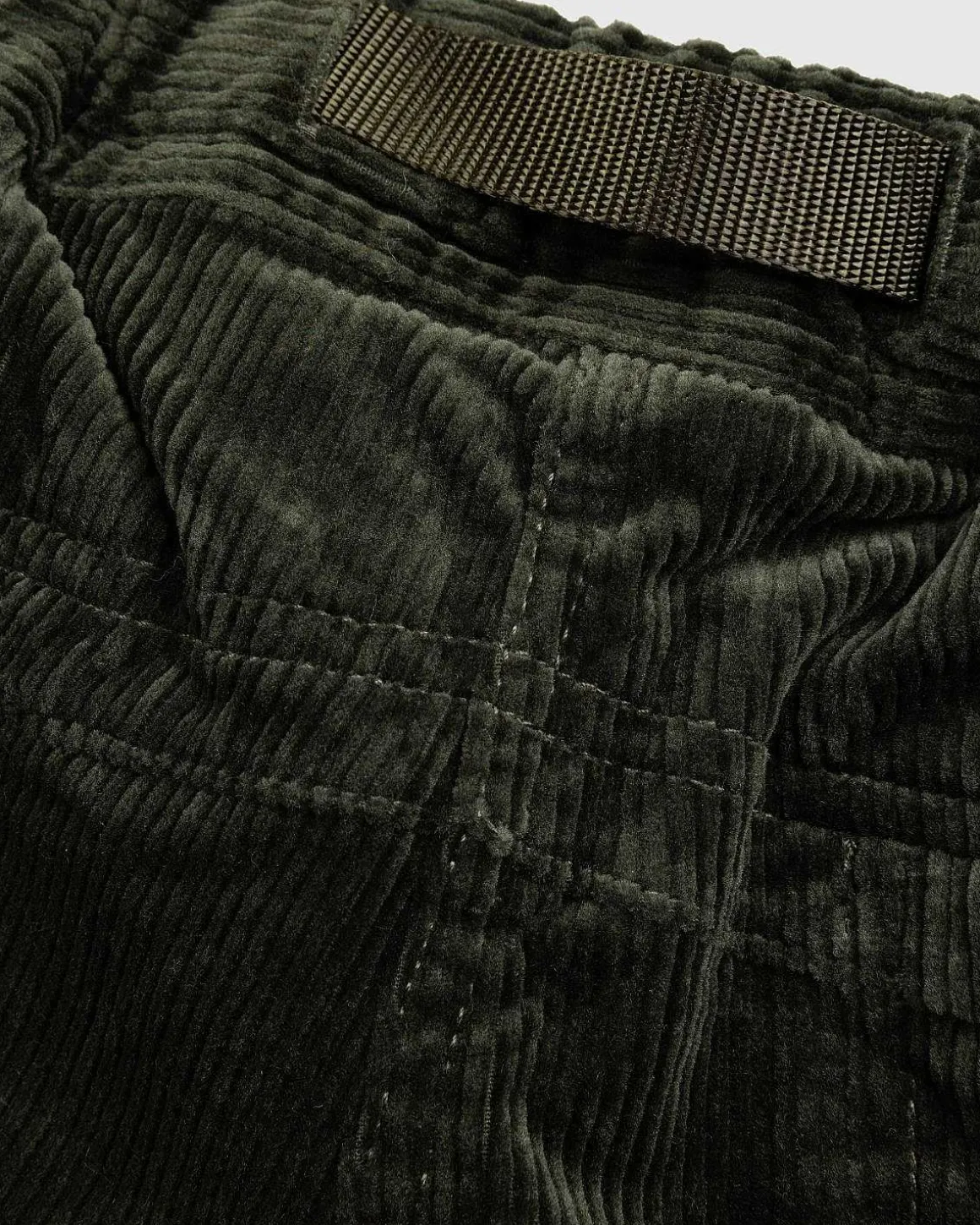 Corduroy Loose Cargo Pant Morkegron