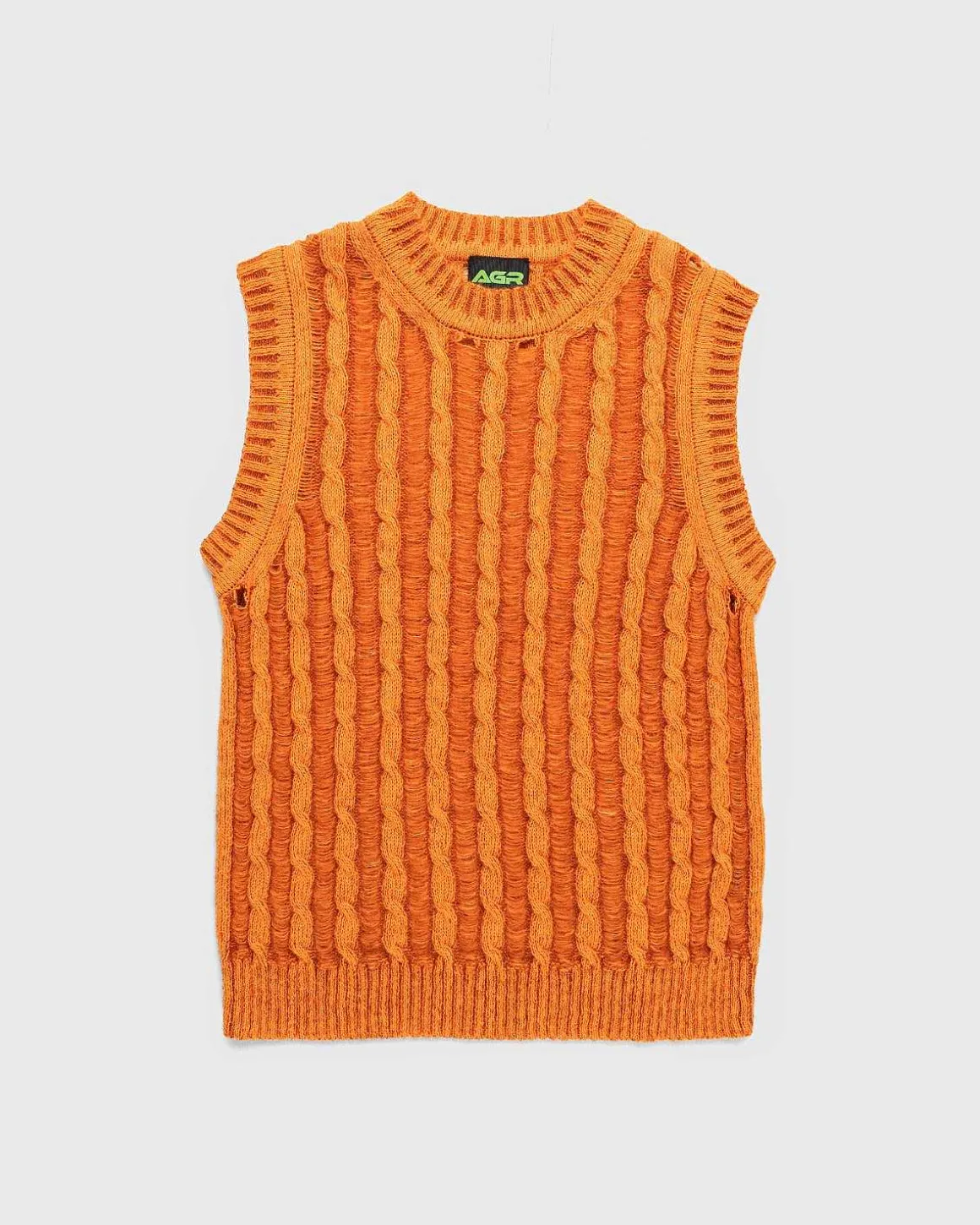 Creative Cable Mohair Vest