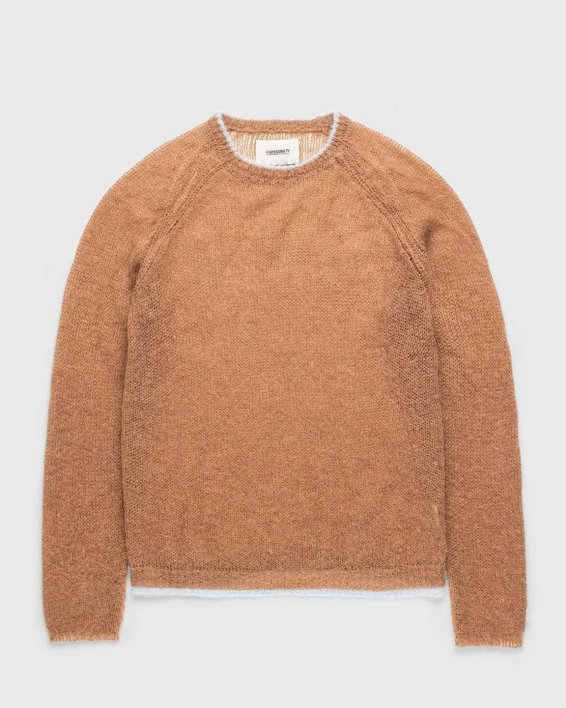 Crew Sweater Brun/Lysebla