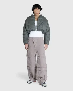 Cropped Pillow Bomber Moss