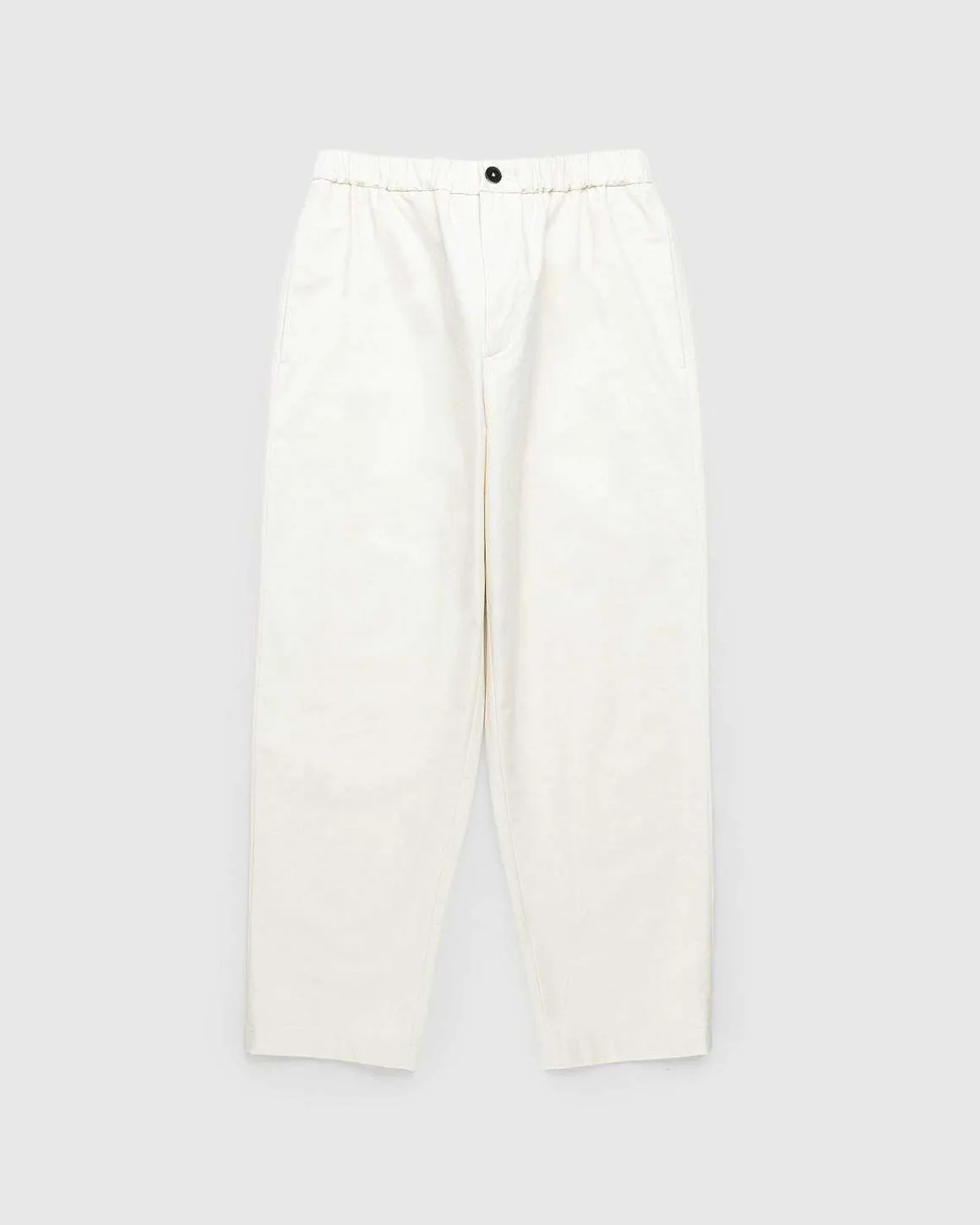Cropped Straight Leg Bukser Beige
