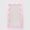 Curvy Mirror Micro Pink
