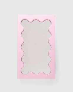 Curvy Mirror Micro Pink