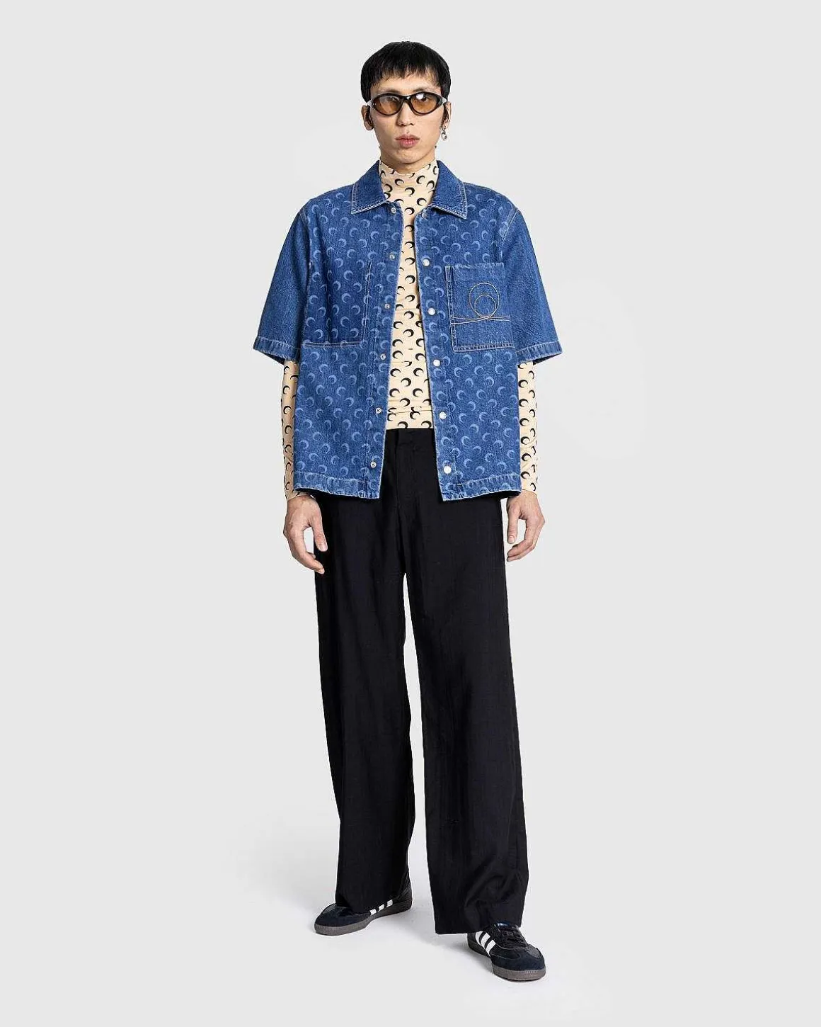 Deadstock Denim Workwear Shirt Bla