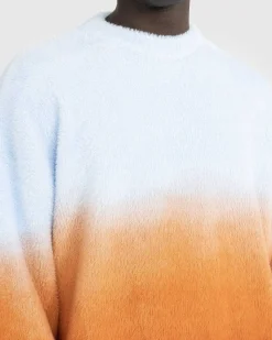 Degrade Knit Crewneck Sweater Sunset