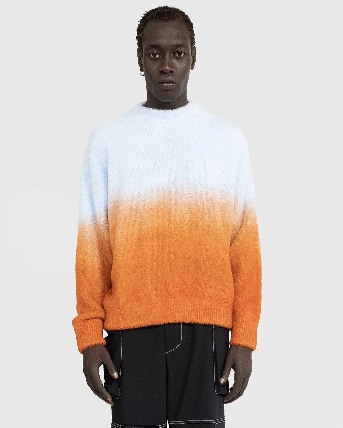 Degrade Knit Crewneck Sweater Sunset