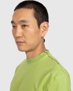 Degrade Linen T-Shirt Gron