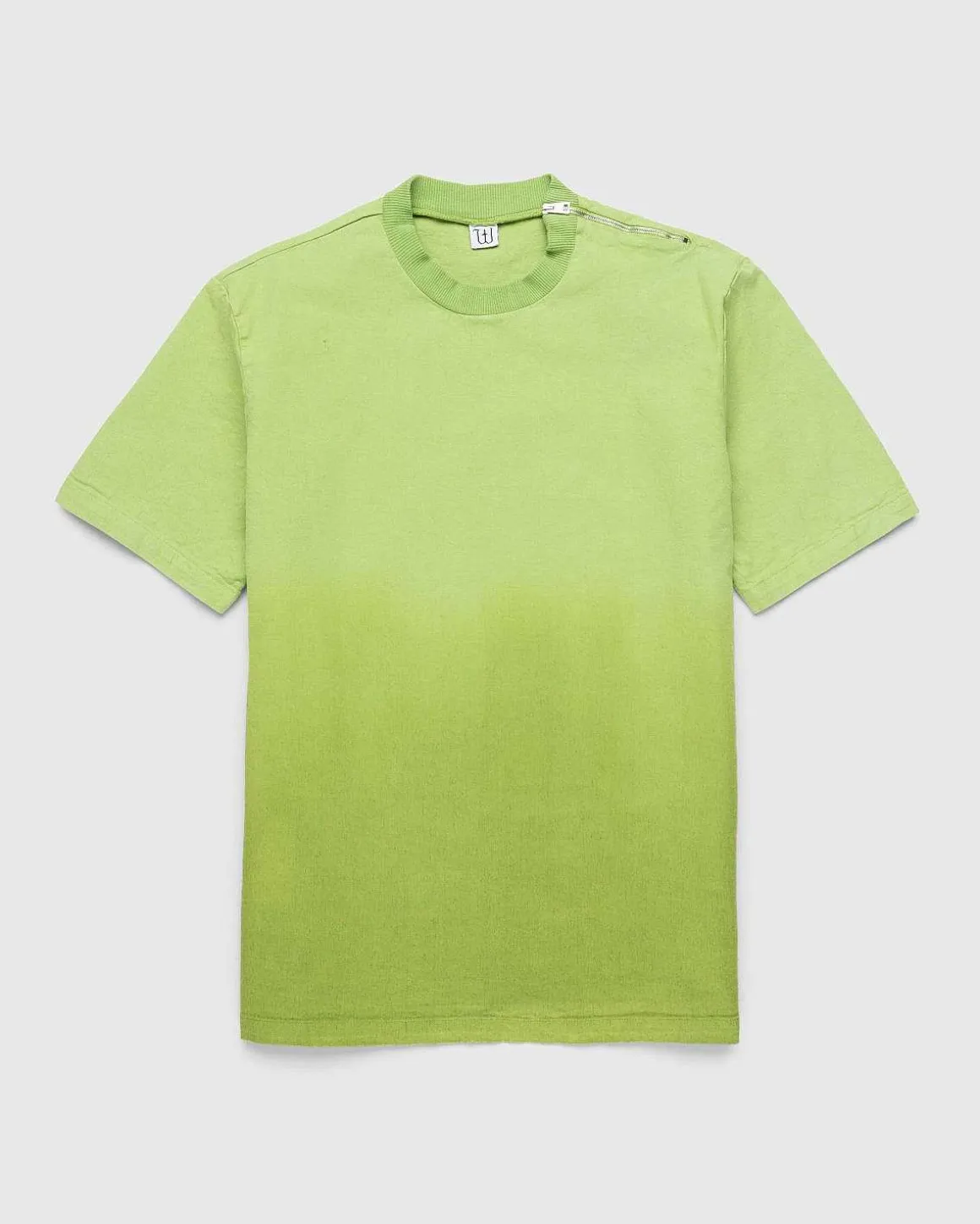 Degrade Linen T-Shirt Gron