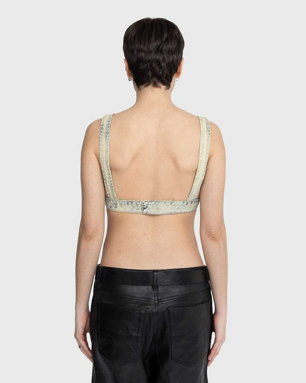 De-Janys-Fsc Denim Top Lysebla