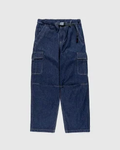 Denim Loose Cargo Pant Mork Indigo
