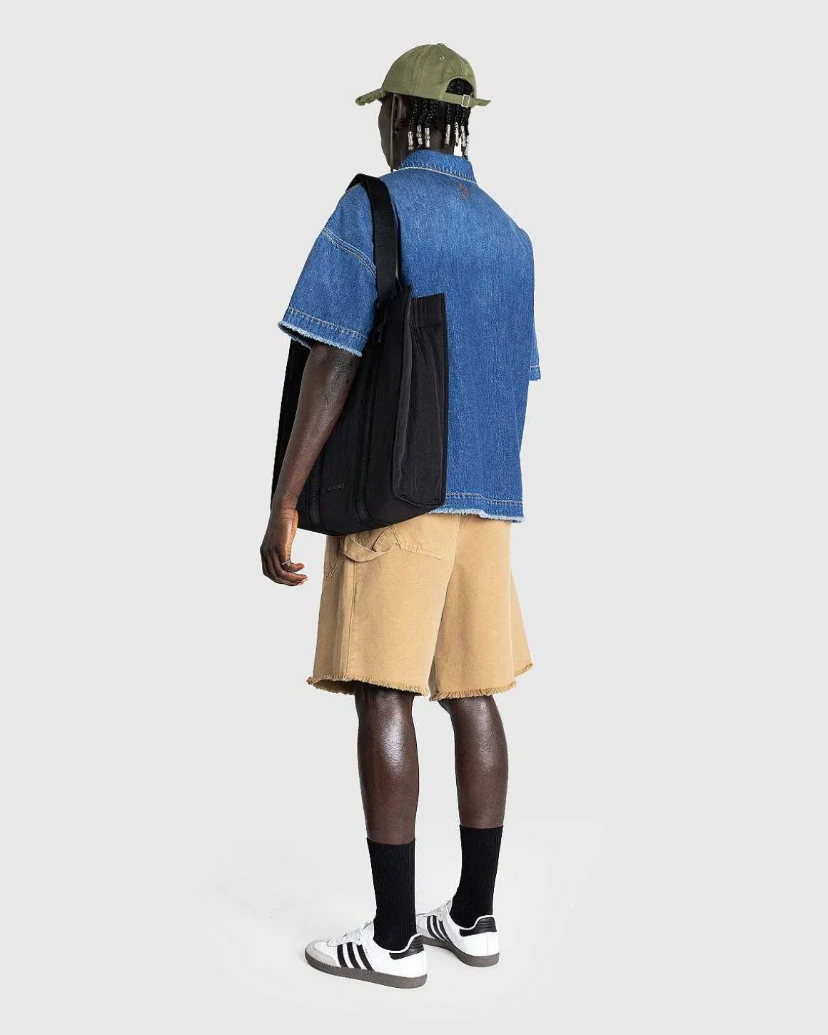 Denim Polo Skjorte Lysebla