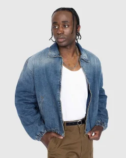 Denim Polstret Jakke Bla