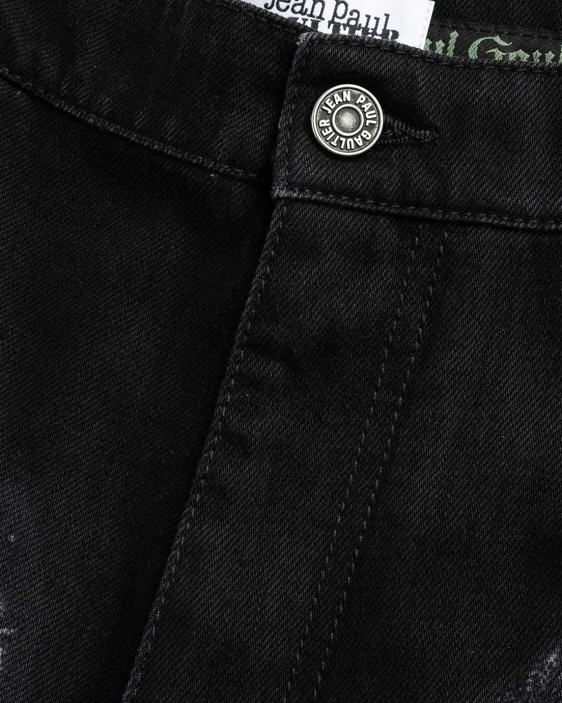 Denim Trompe L'Oeil Jeans Sort/Gra