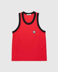 Diop Tank Top Rod/Sort