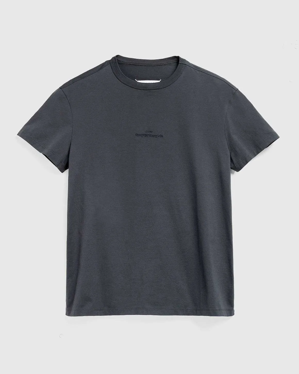 Distorted Logo T-Shirt Washed Black