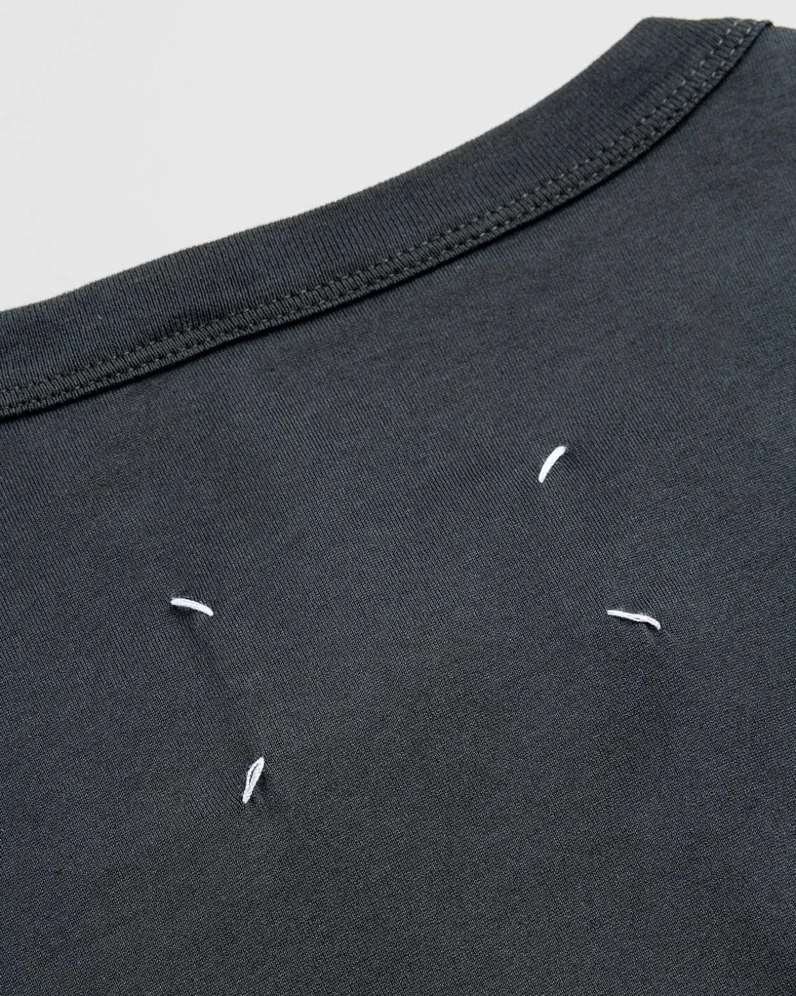 Distorted Logo T-Shirt Washed Black