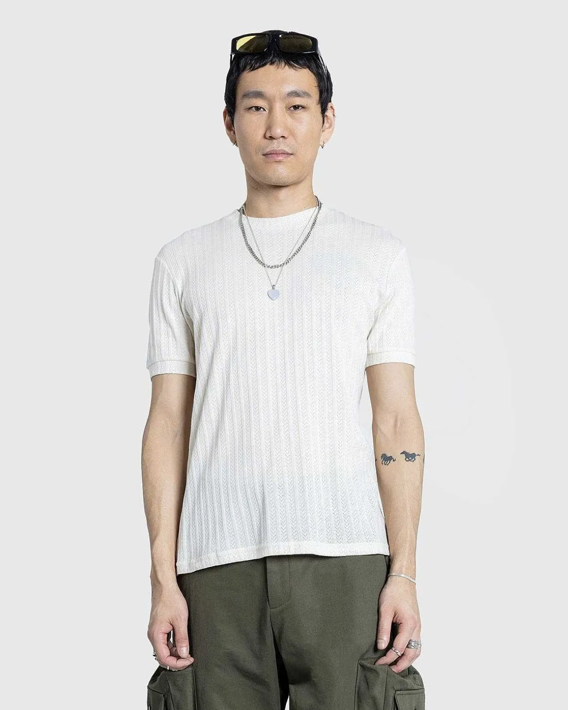 Dolly Stripe Shirt Off White