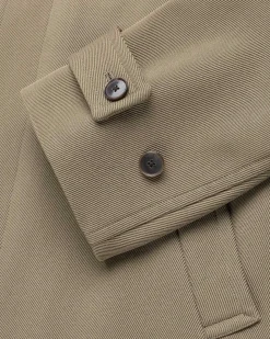 Double Cloth Hard Twist Carsey Blouson Khaki