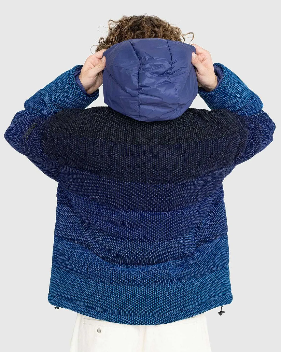Dun Haettejakke Navy/Sort