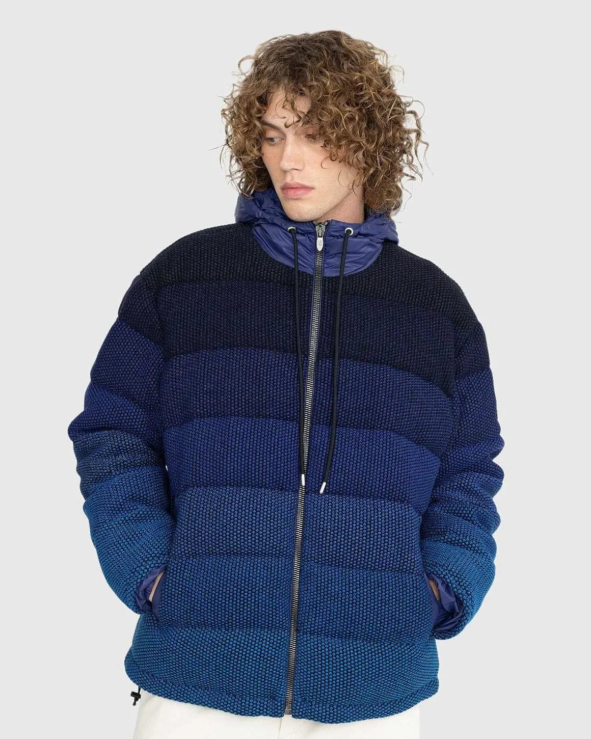 Dun Haettejakke Navy/Sort