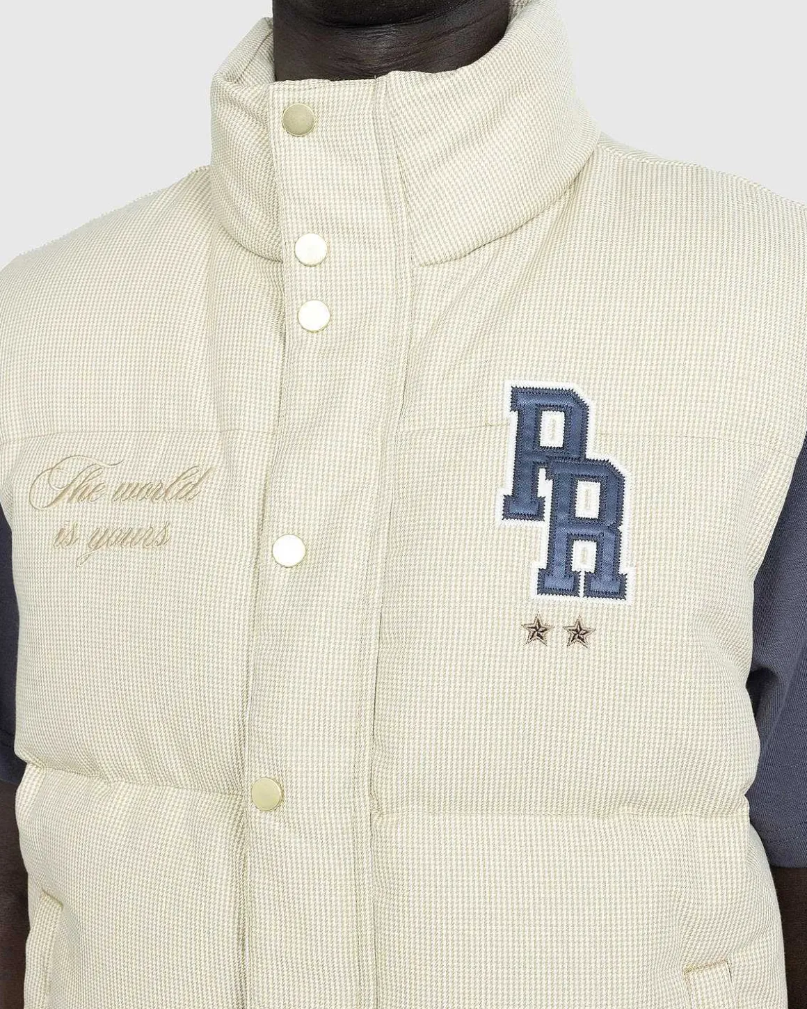 Dunpuffervest Houndstooth