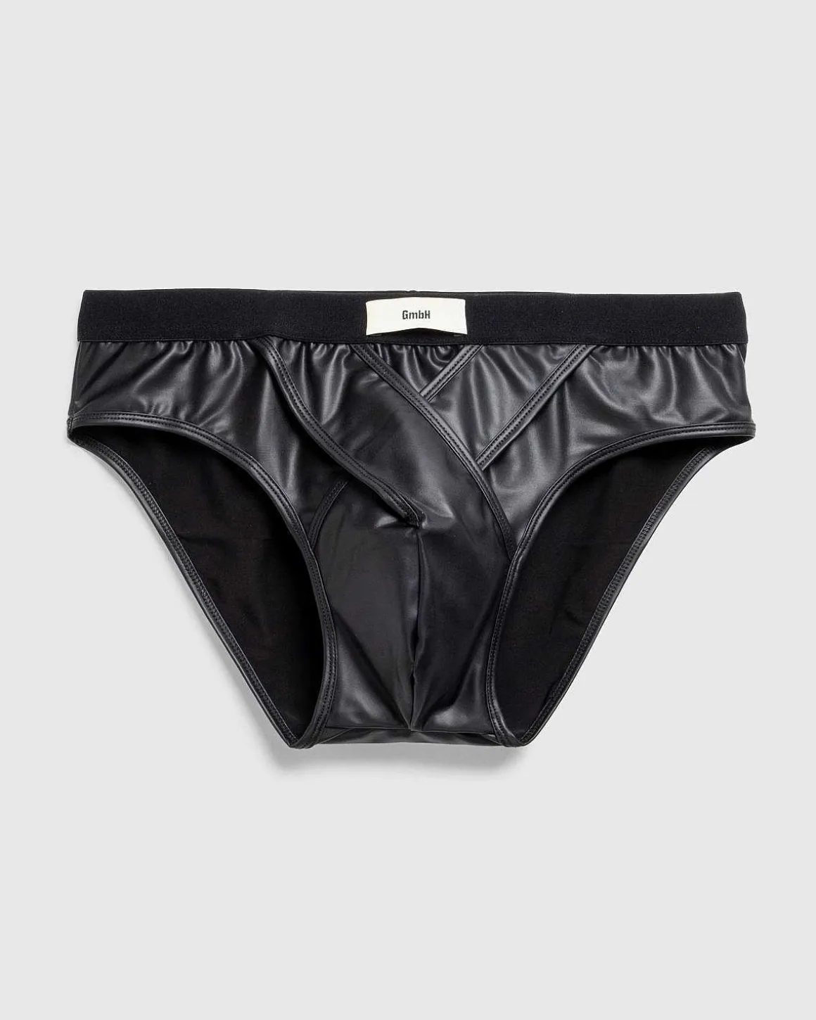 Eldar Gloss Coated Jersey Briefs Sort