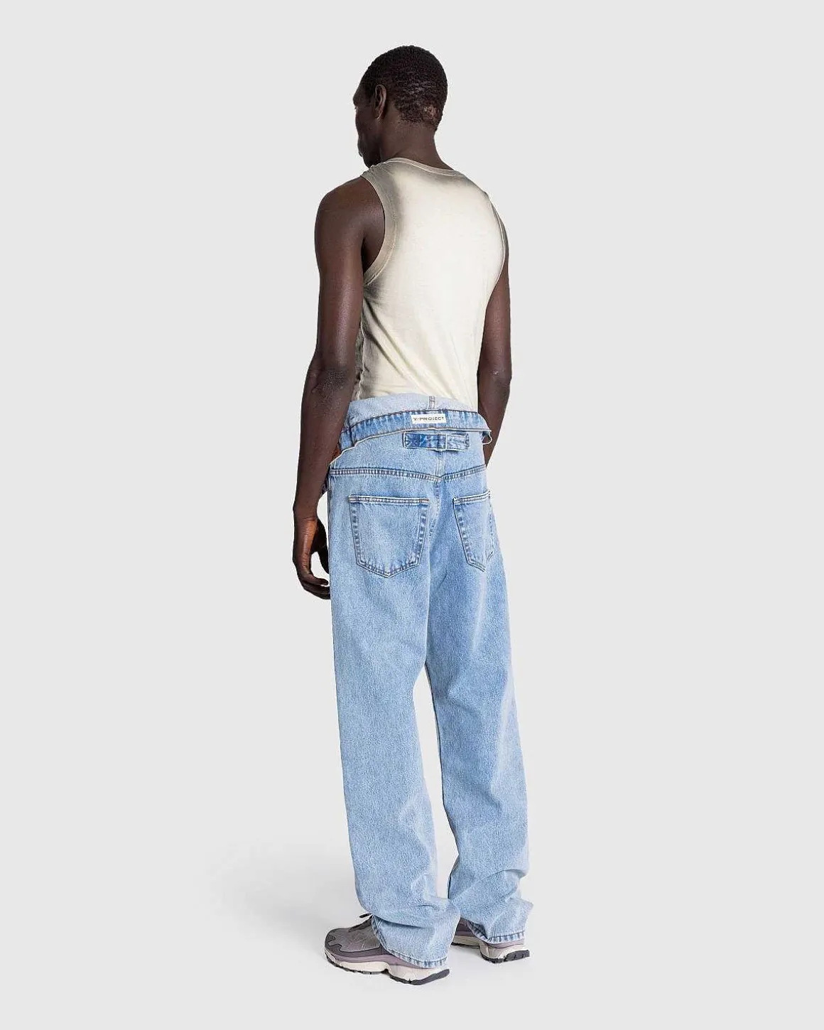 Evergreen Asymmetrisk Talje Jeans Evergreen Ice Blue