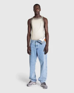 Evergreen Asymmetrisk Talje Jeans Evergreen Ice Blue