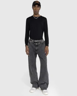Evergreen Y Belt Jeans Vintage Sort