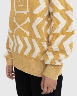 Face Crossbones And Arrow Crewneck Sweater Gul