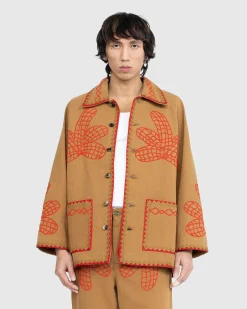 Field Maple Coat Brun/Rod