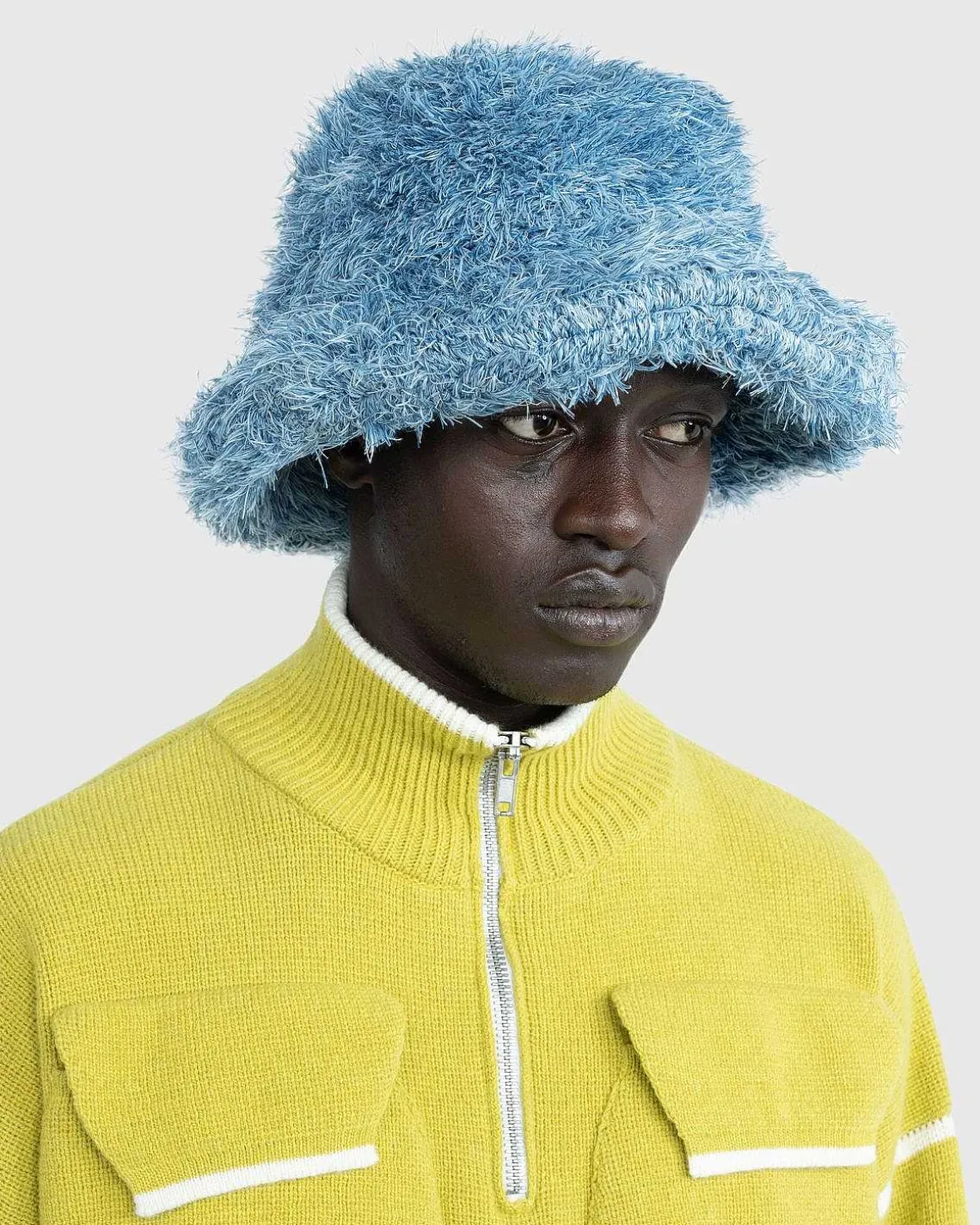 Fluffy Fish Cap Azure