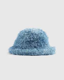 Fluffy Fish Cap Azure