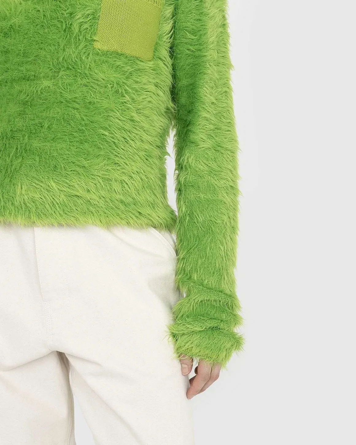 Fluffy V-Hals Troje