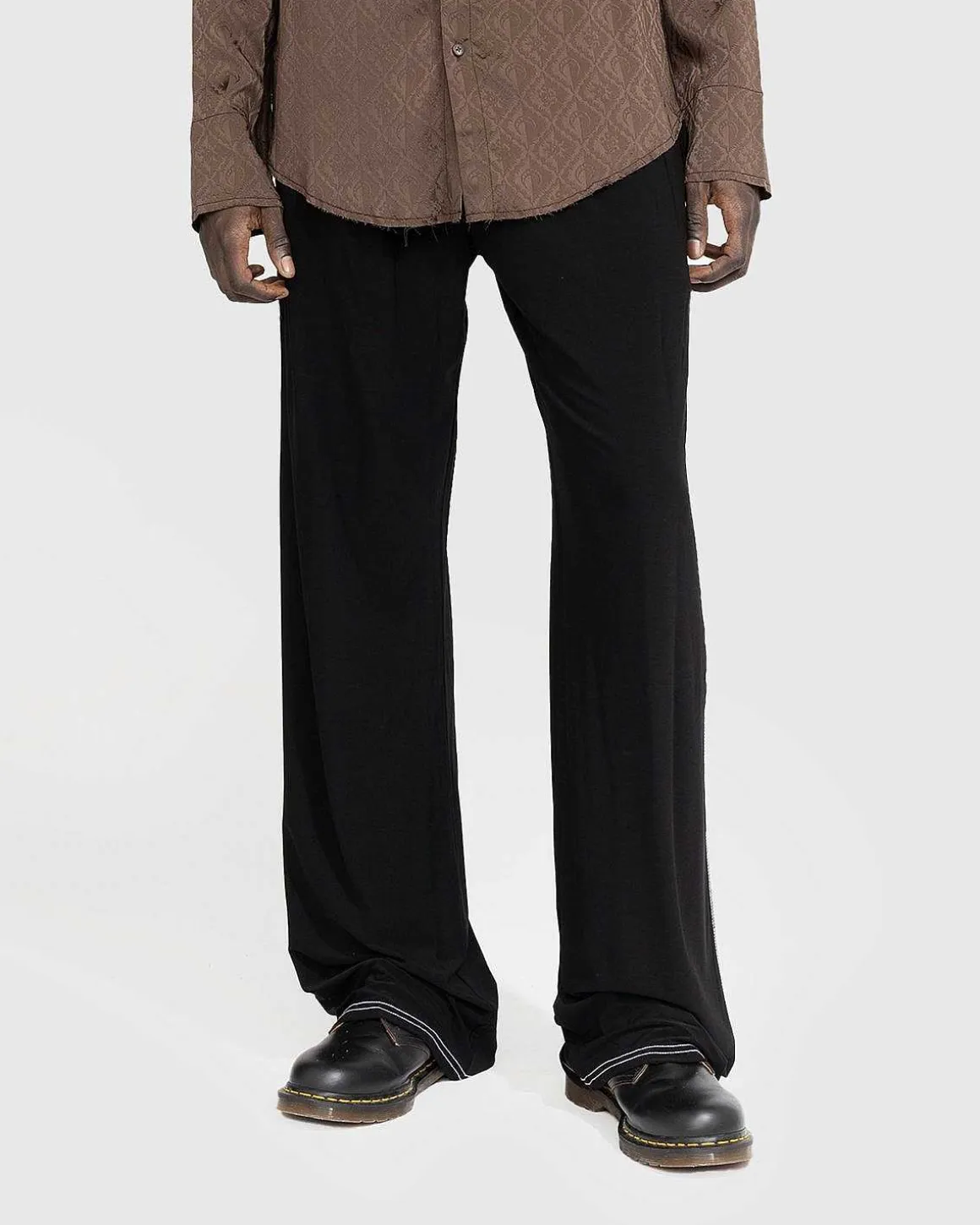 Fluid Jersey Baggy Pants Sort