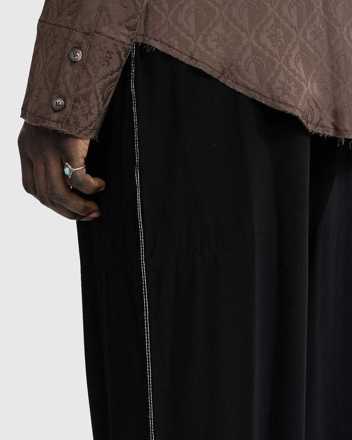 Fluid Jersey Baggy Pants Sort