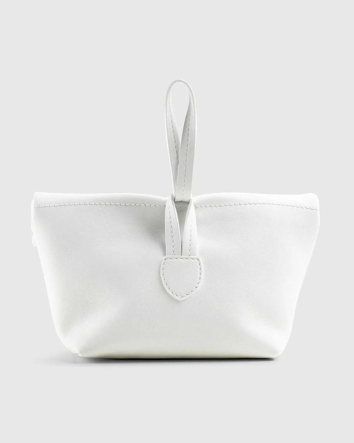Fold-Over Handtaske Hvid