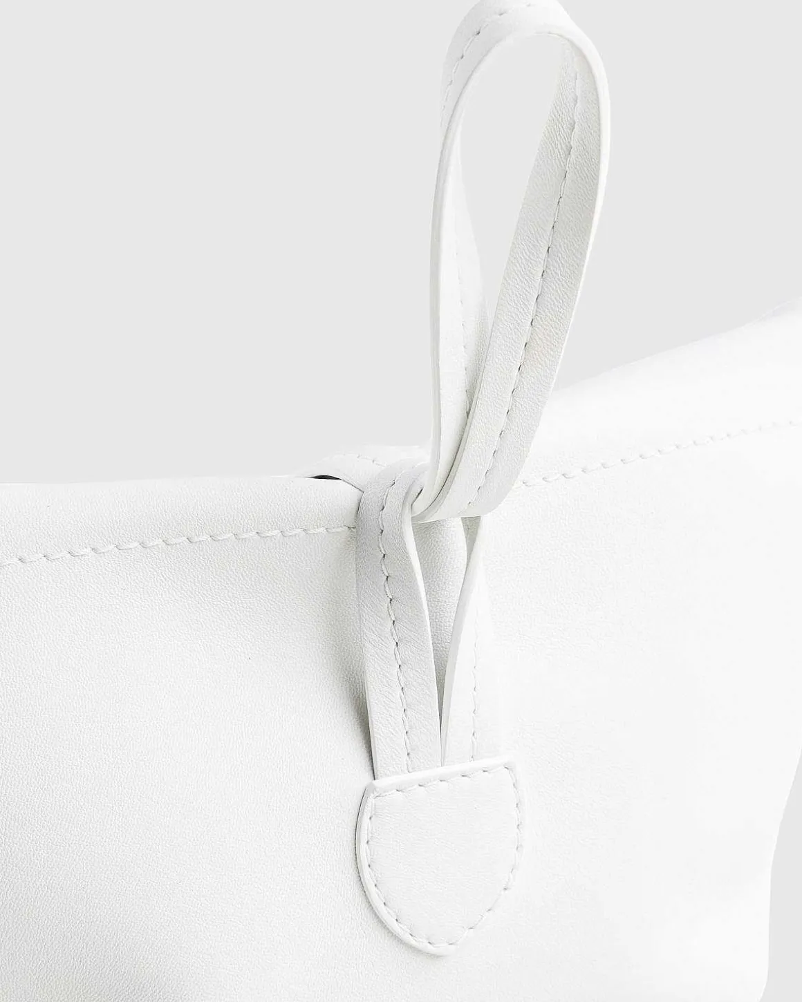 Fold-Over Handtaske Hvid