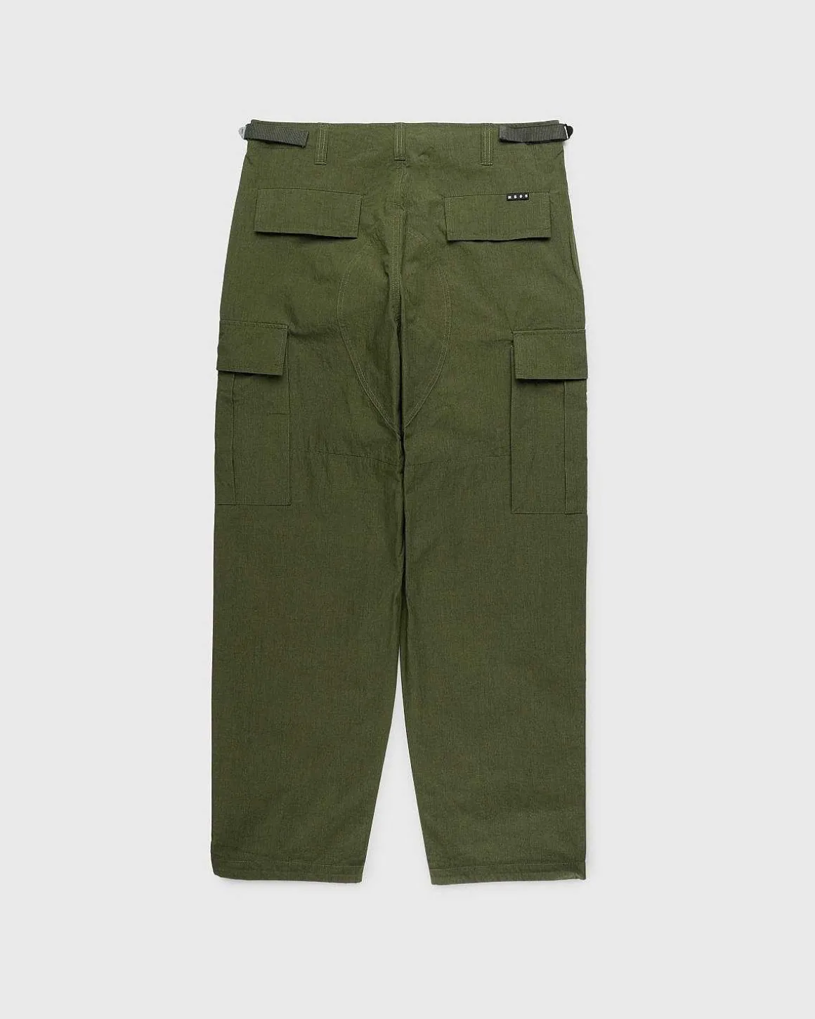Forstaerket Nylon Cargo Buks Khaki