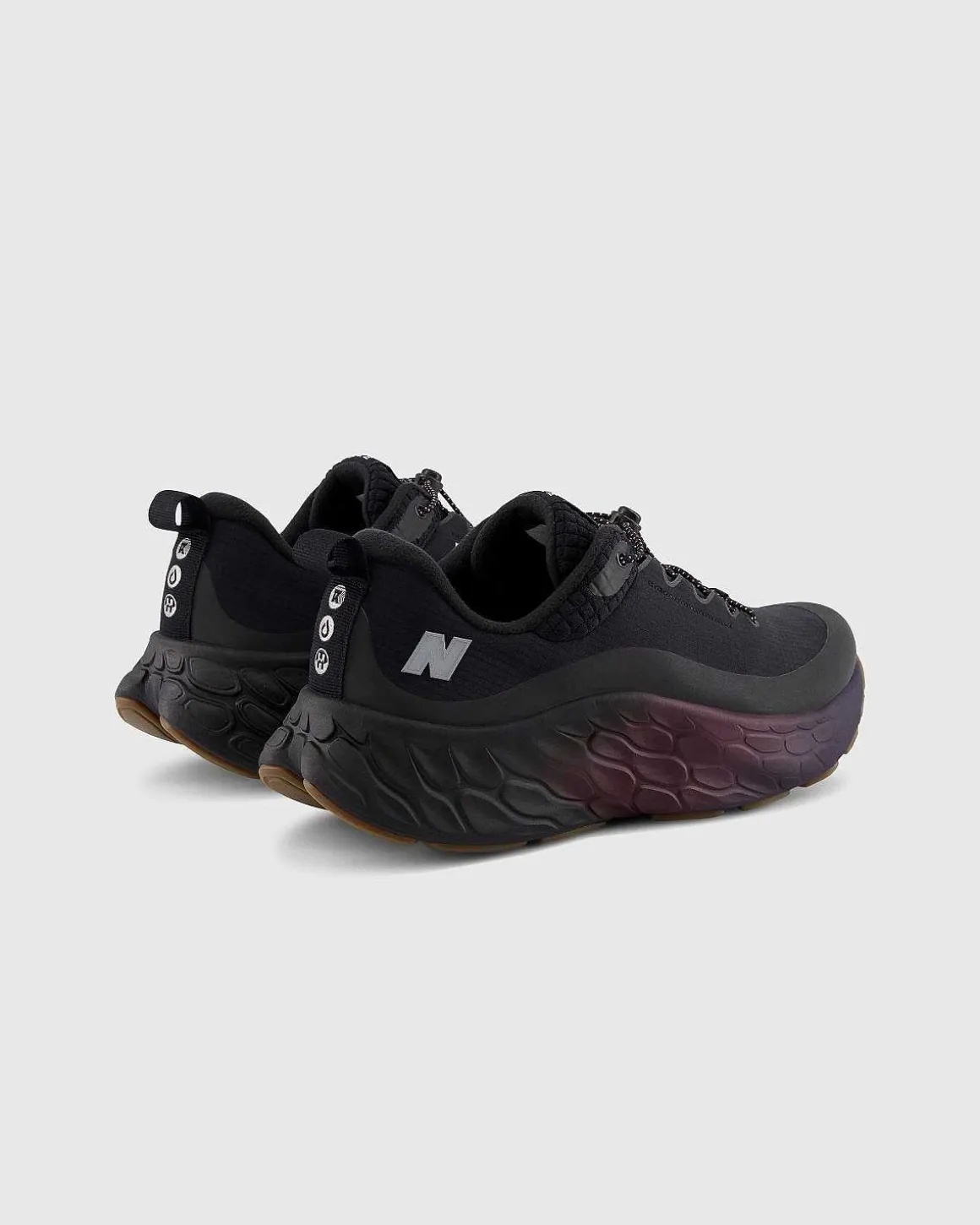 Fresh Foam X More V4 W Sort/Burgunder
