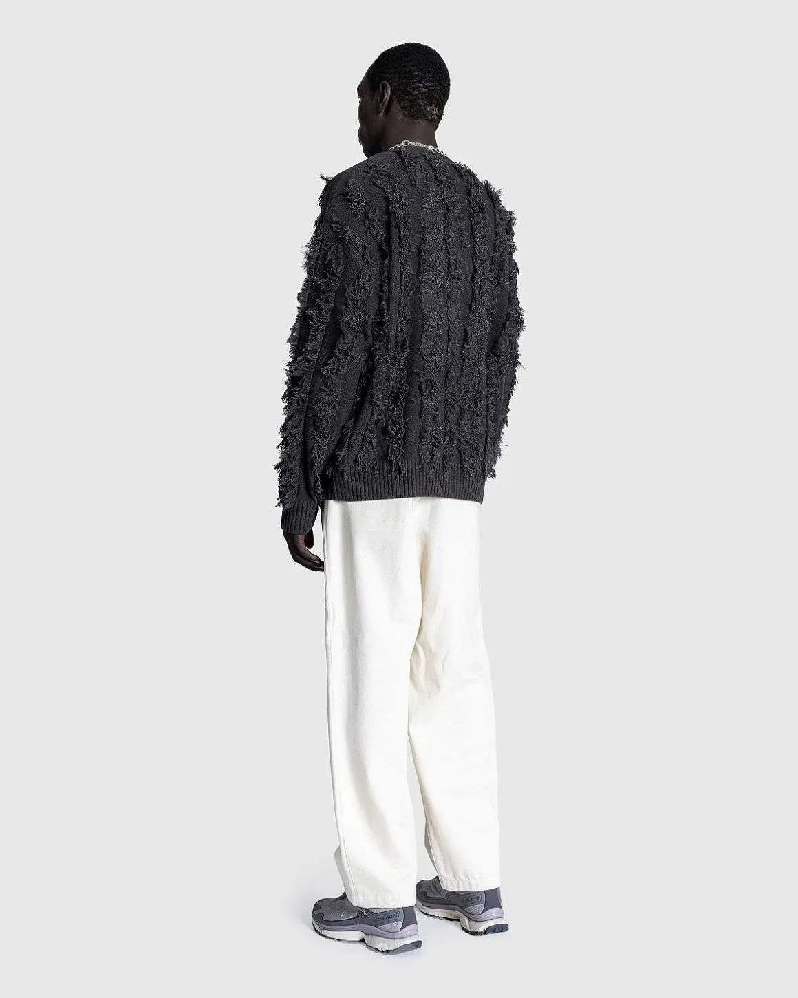 Frynset Strikket Cardigan Manelos Nat