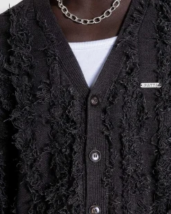 Frynset Strikket Cardigan Manelos Nat