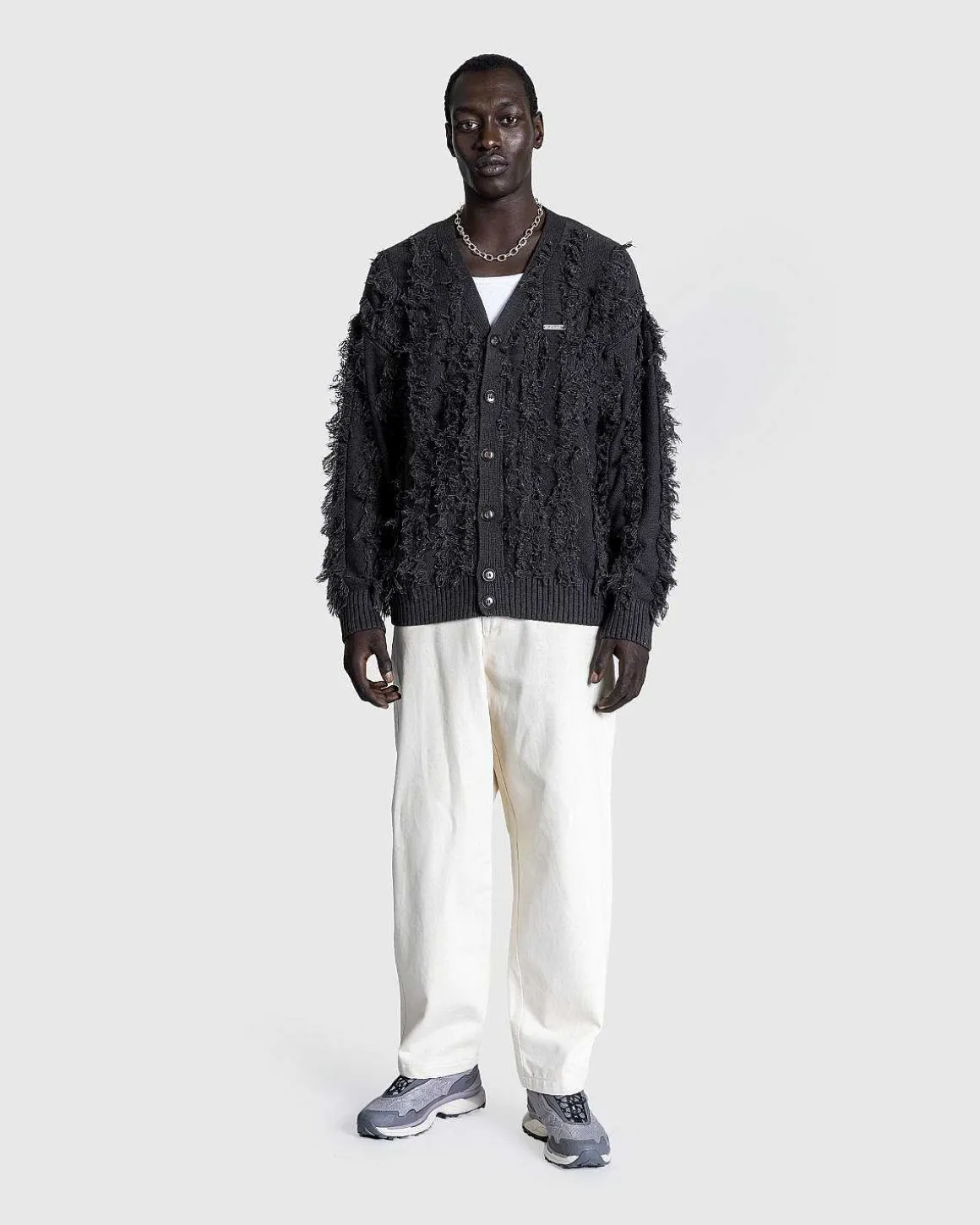 Frynset Strikket Cardigan Manelos Nat