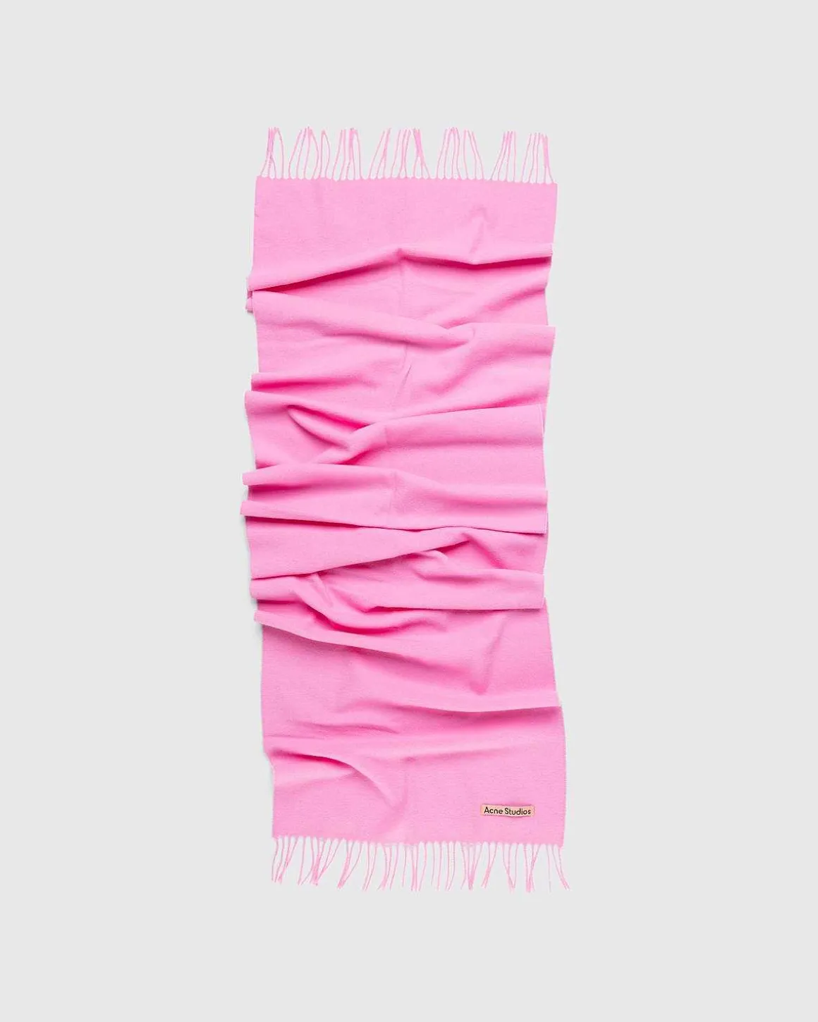 Frynse Uld Torklaede Bubble Pink
