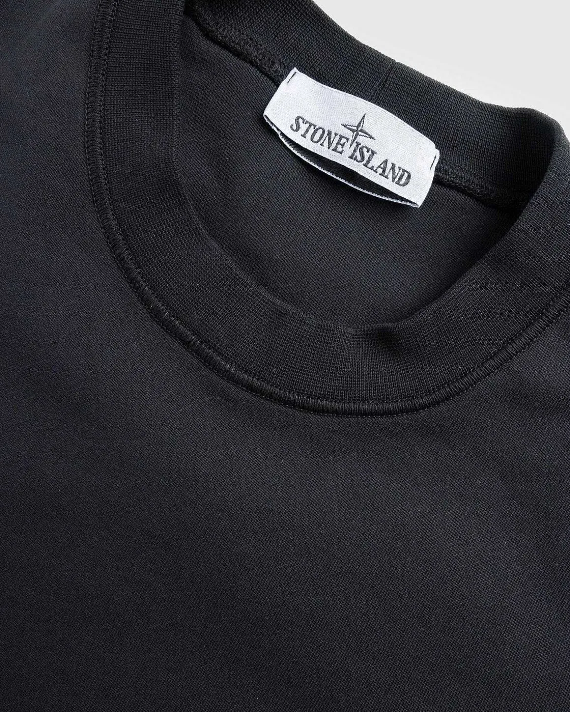 Garment-Dyed Crewneck Sweatshirt Sort