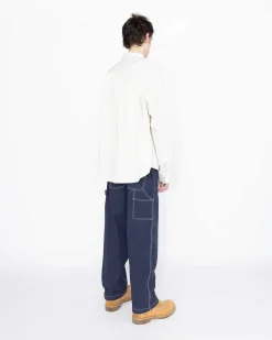 Garment-Dyed Peach Langaermet Skjorte Gra
