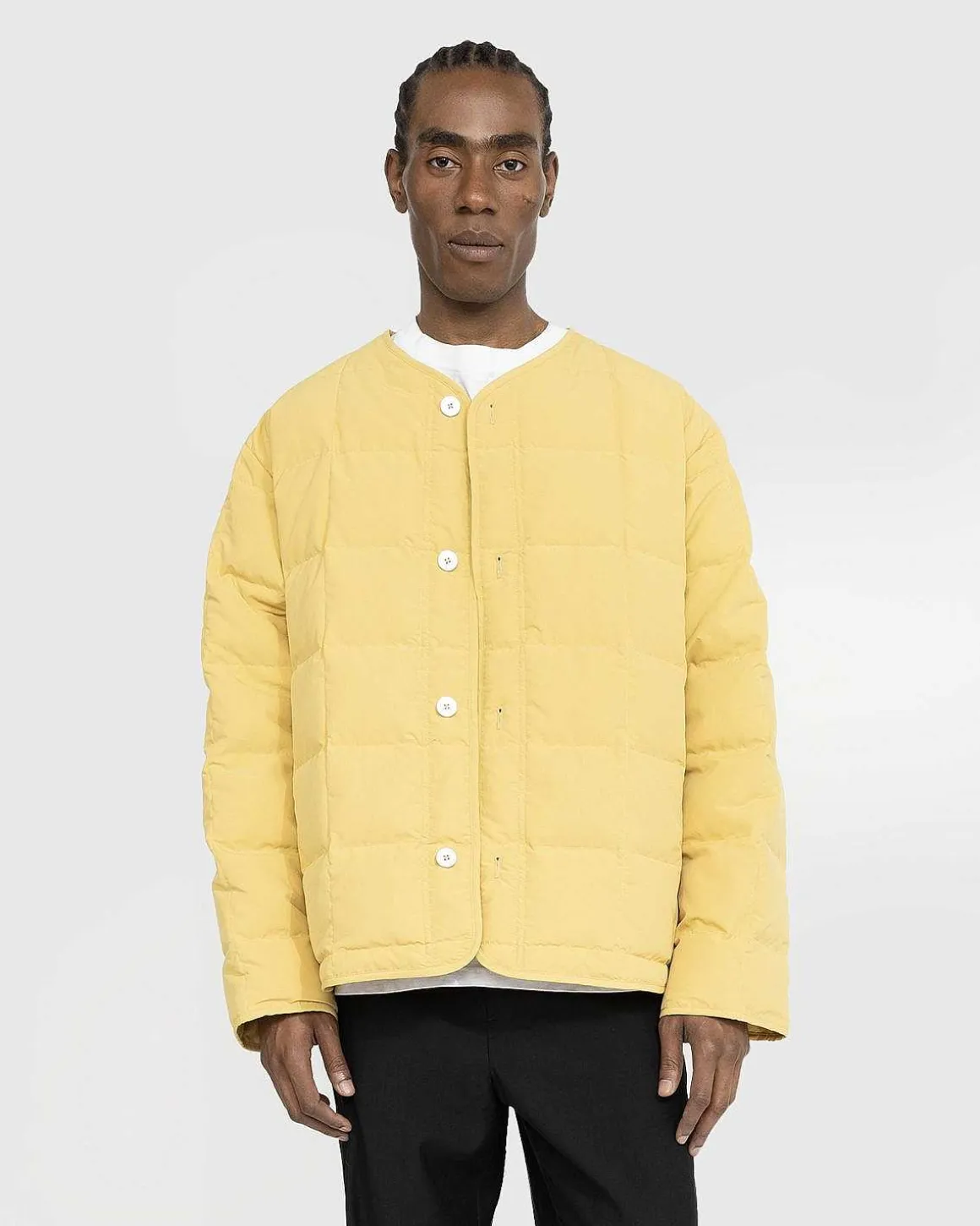 Genanvendt Polyester Dunjakke Olivenguld