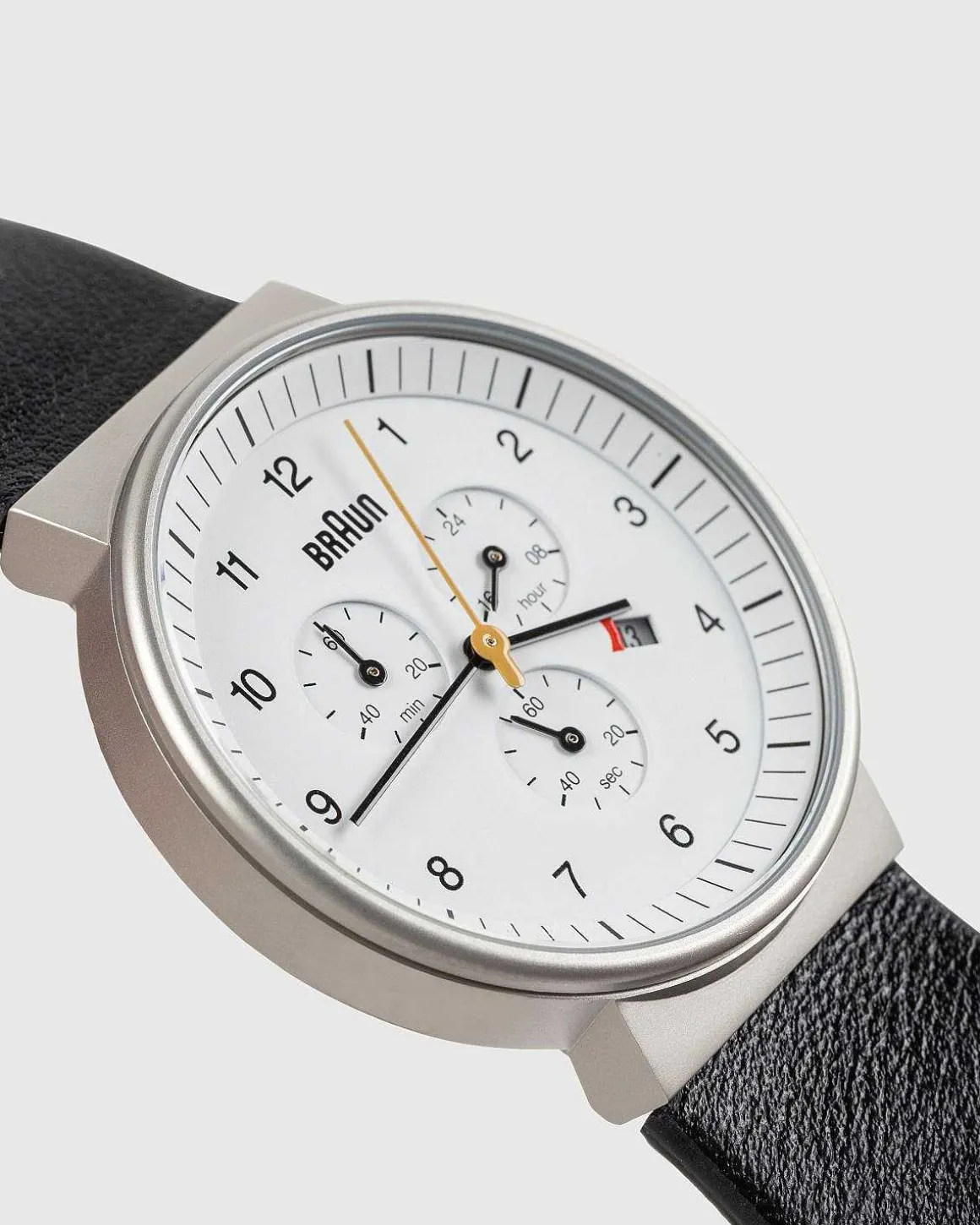 Gents Bn0035 Classic Chronograph Watch Sort Laederrem