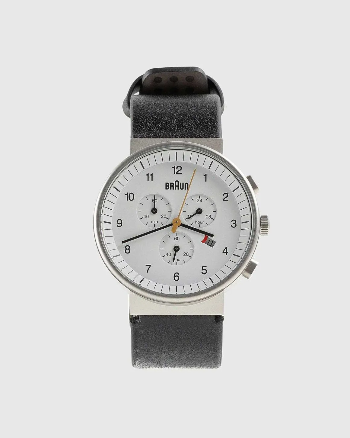 Gents Bn0035 Classic Chronograph Watch Sort Laederrem